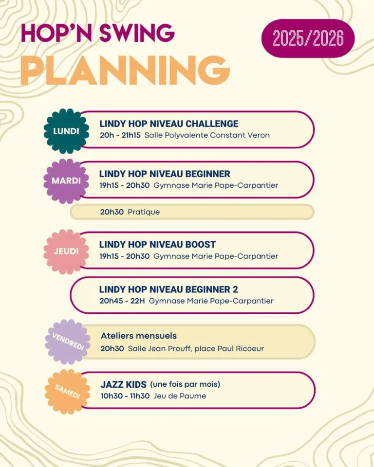 Planning cours 2025-2026